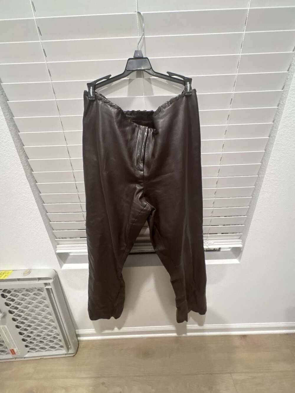 Vintage Brown Leather Pants Brown Leather